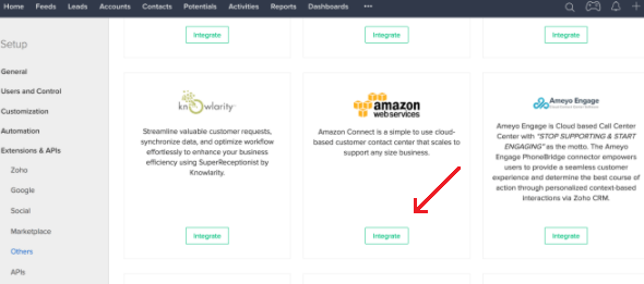allow-amzon-connect-integration