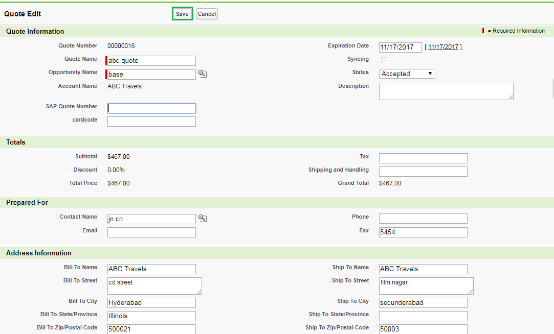 create-quote-in-salesforce