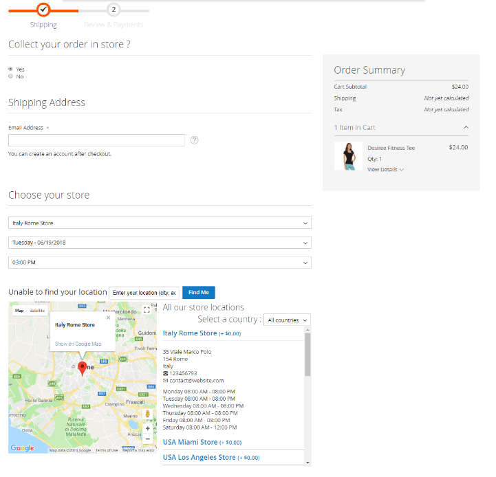 pickup@store-magento-extension