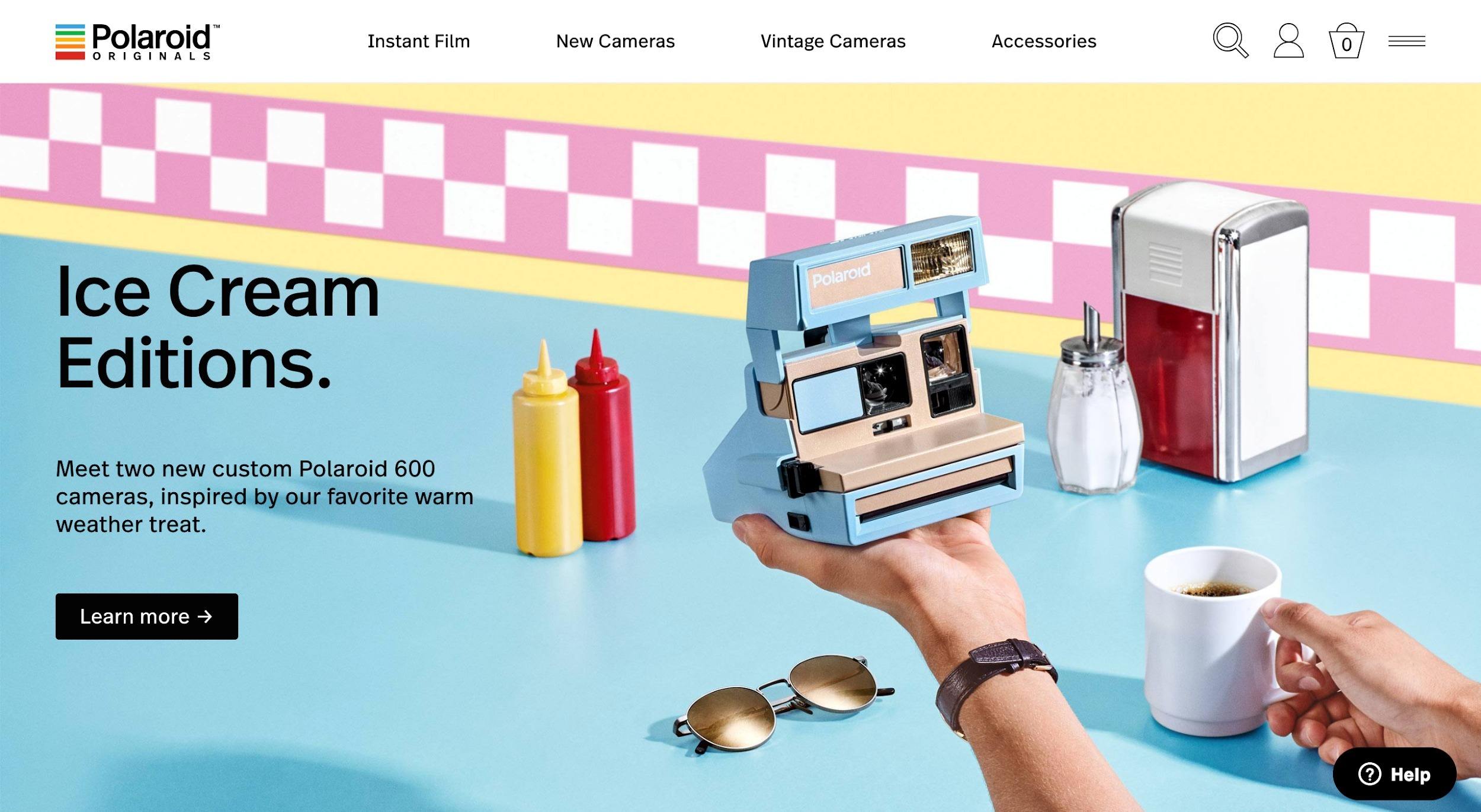 Polaroid-Originals-shopify-website