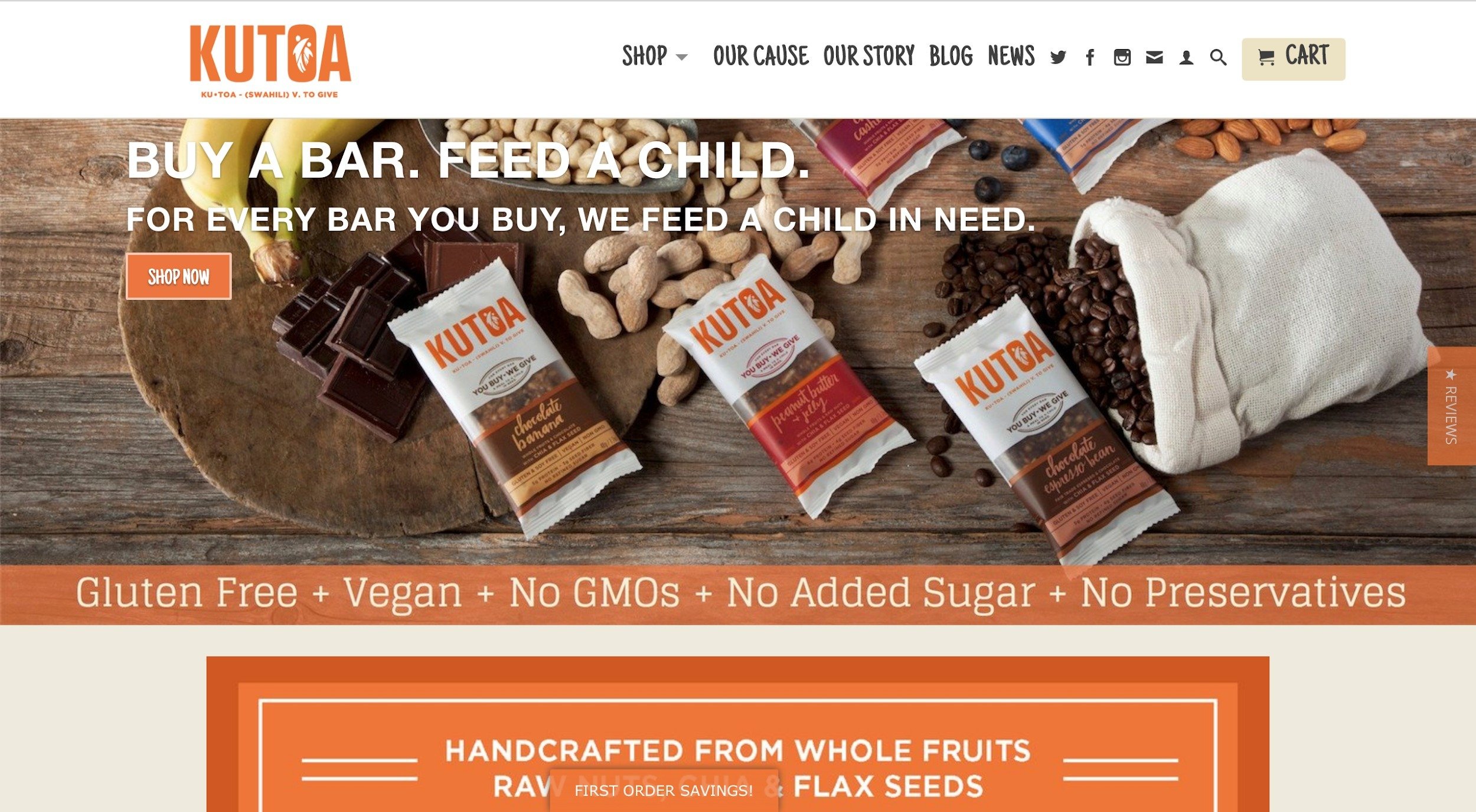 kutoa-shopify-website