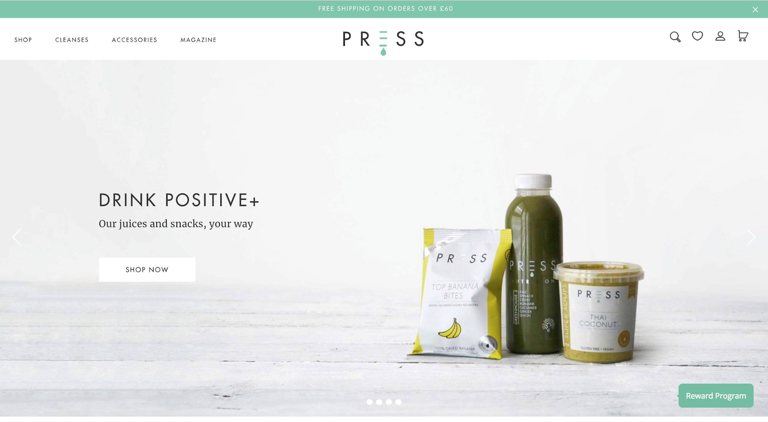 press-london-shopify-website