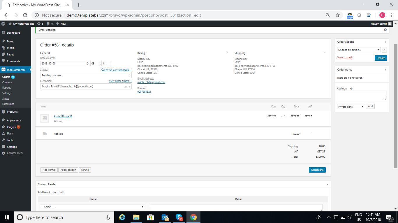Web-Order-Placing-in-WooCommerce