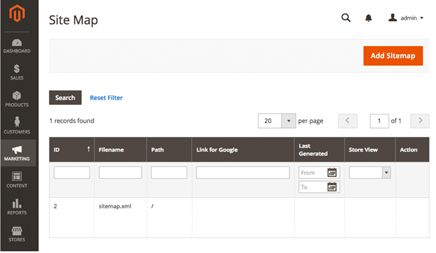 magento-sitemap