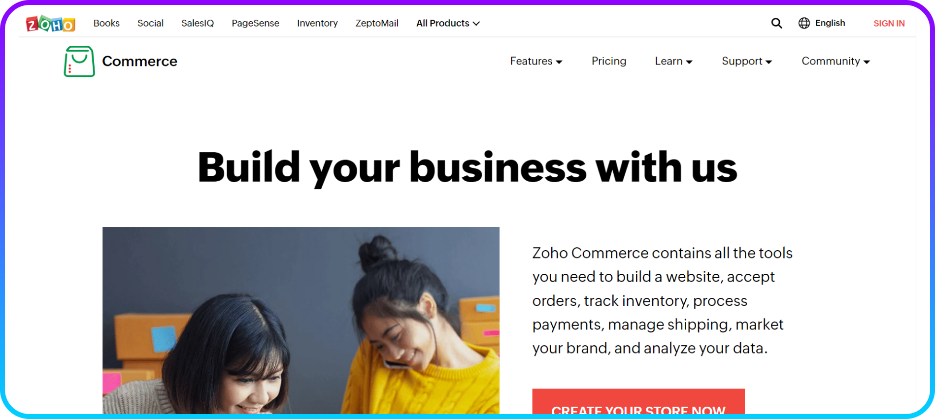 Zoho Commerce