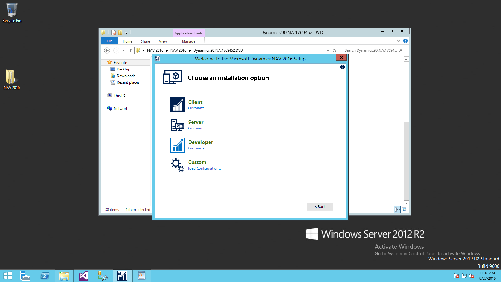 Microsoft Dynamics NAV Installation