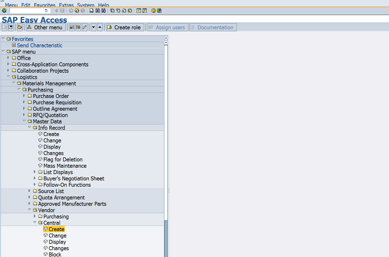 create headquarters as a vendor to setup intercompany process in sap