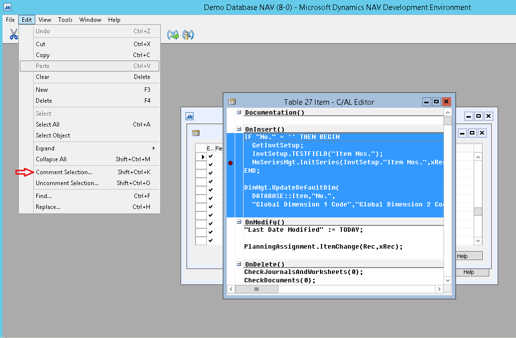 nav 2015 demo databse