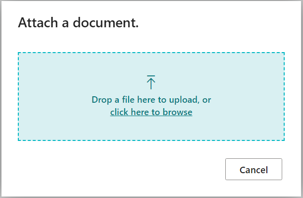 Dynamics 365 Business Central 2023 Updates - Drag and Drop File