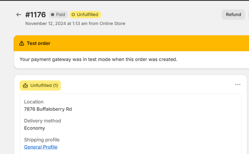 sap shopify connector sales order