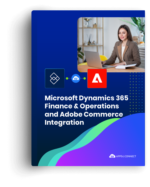 Dynamics365 F&O Adobe Commerce integration brochure cover img