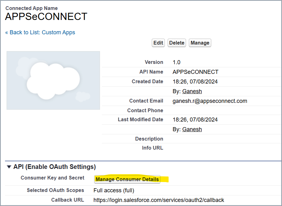 Manage-consumer-details-in-connected-app-in-saleforce