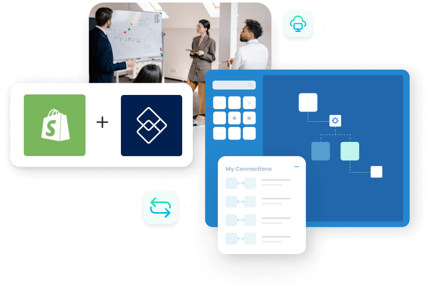 Shopify and Microsoft dynamics 365 Banner