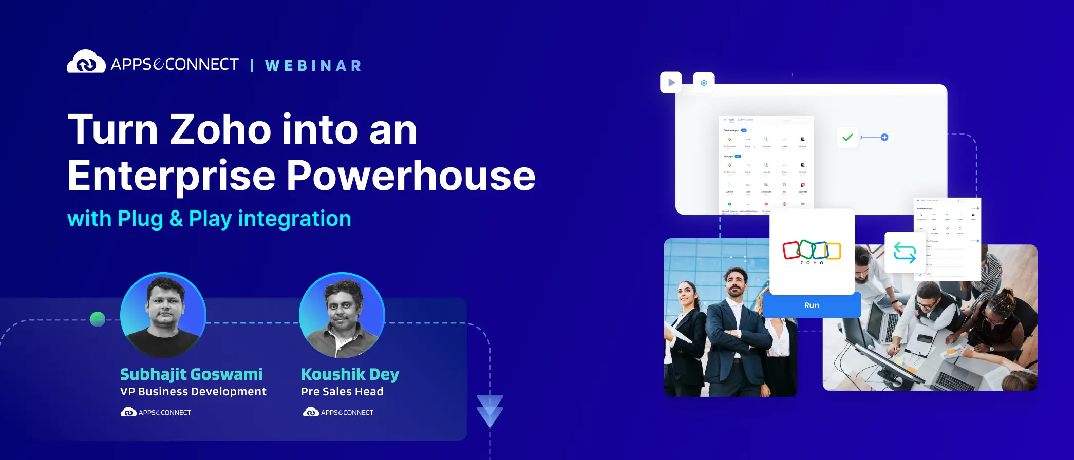 Turn Zoho into an Enterprise Powerhouse with Plug & Play integration
