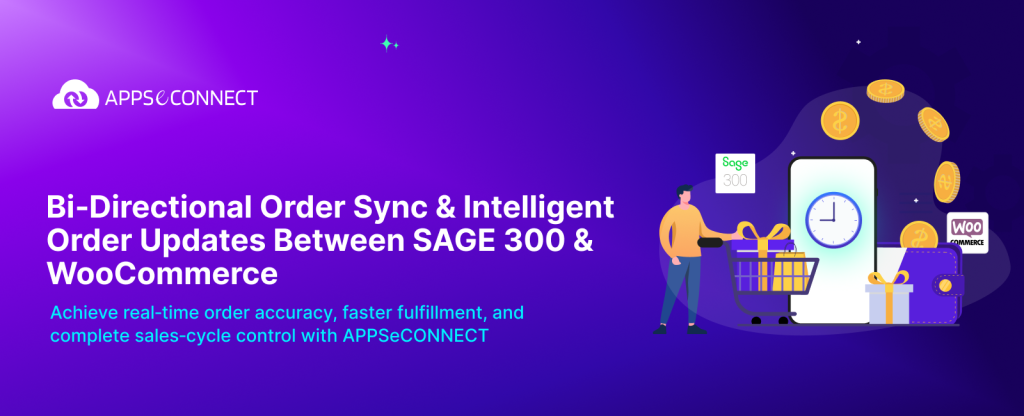 Bi-directional order sync with ERP truth