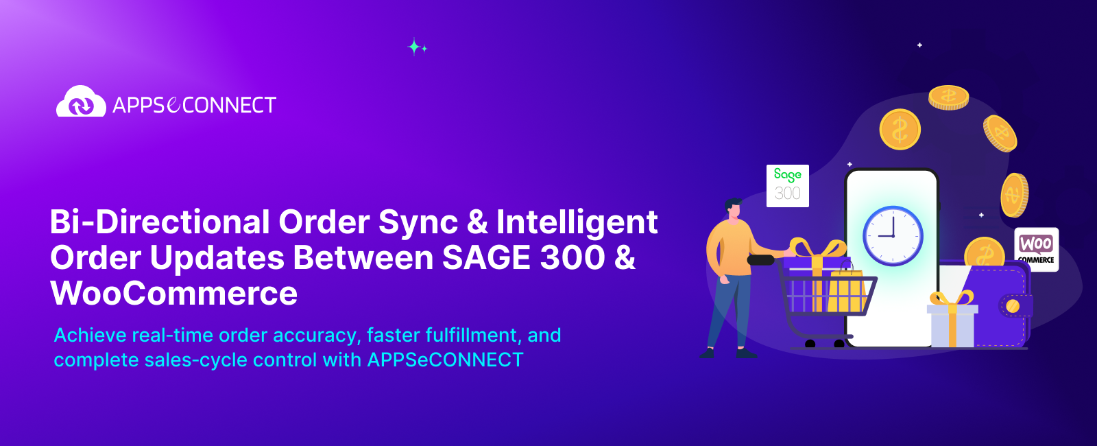 Bi-directional order sync with ERP truth