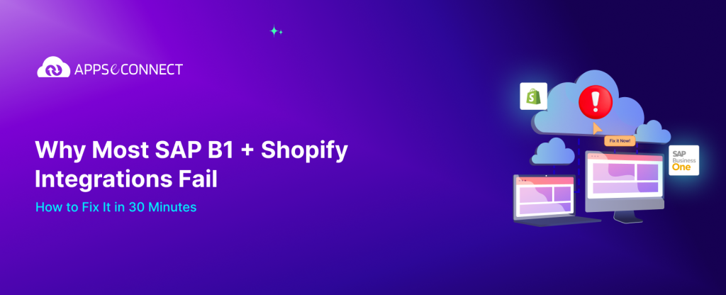 banner of shopify and sap b1 integration