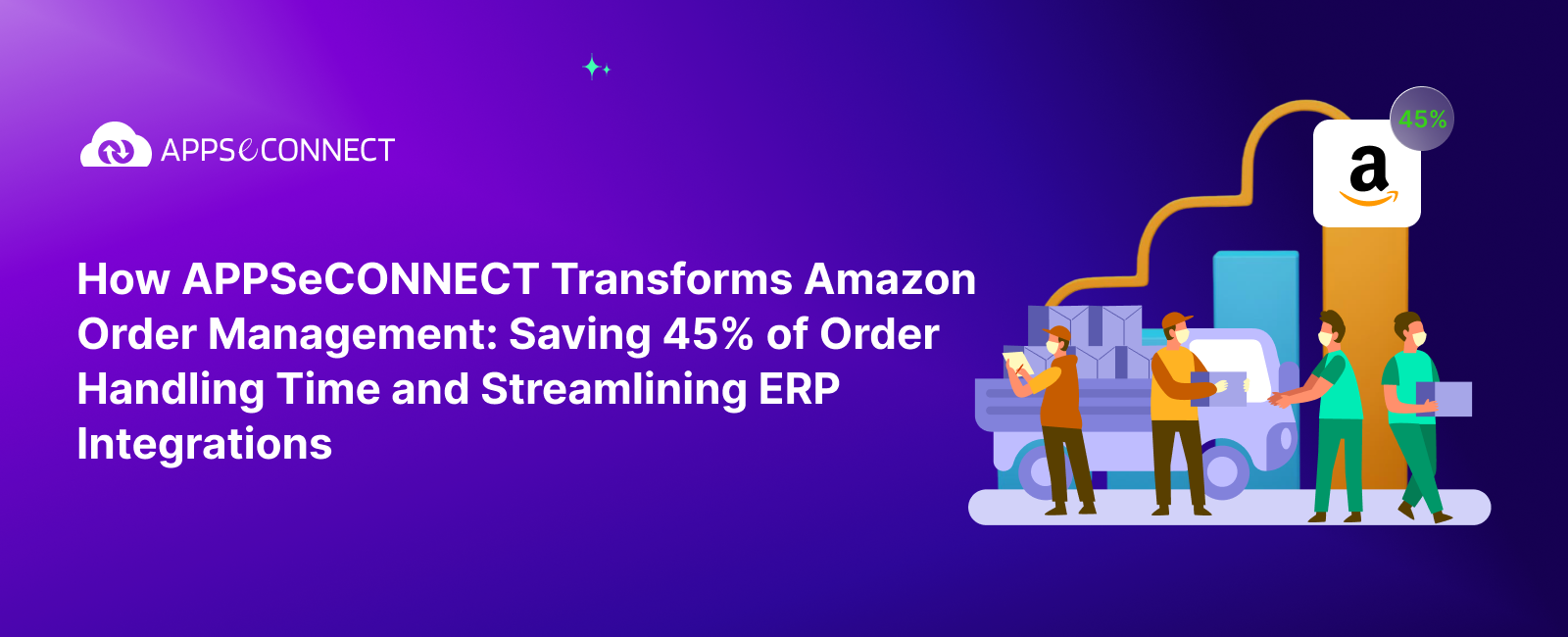 How APPSeCONNECT Transforms Amazon Order Management: Saving 45% of Order Handling Time and Streamlining ERP Integrations banner