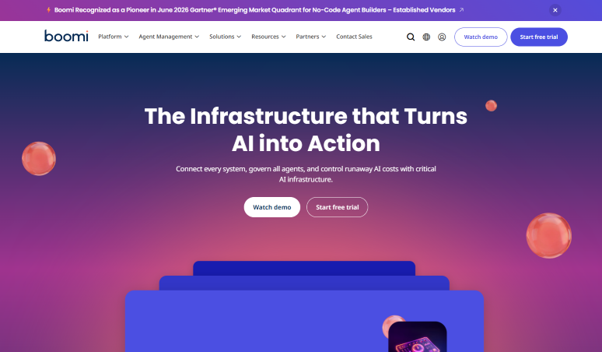 Boomi Homepage