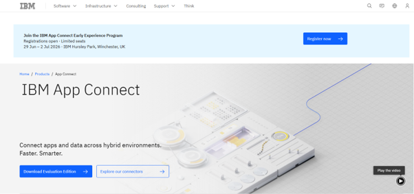 IBM App Connect Homepage