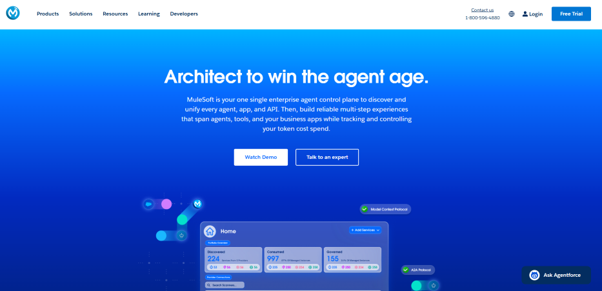 MuleSoft Anypoint Platform homepage