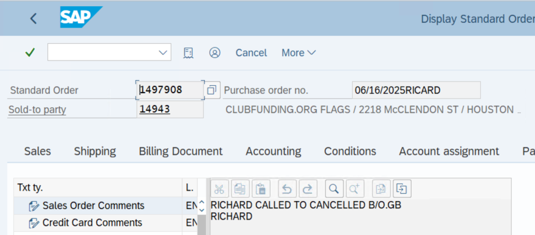 Manage Order Changes And Order Comments - 1